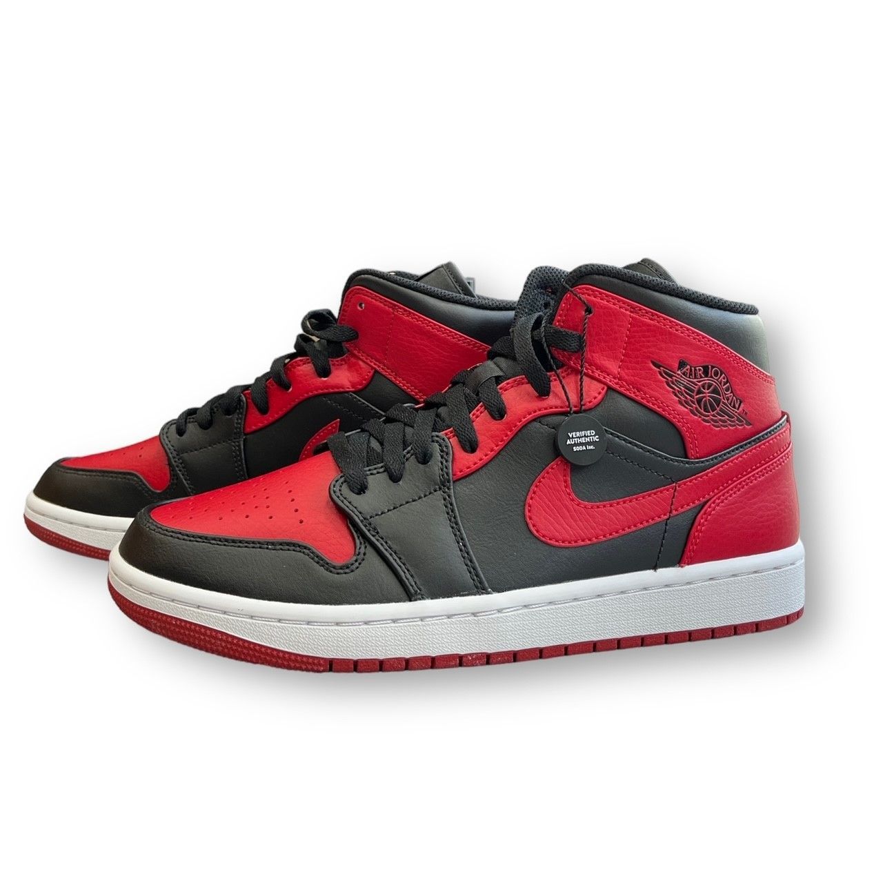 国内正規 未使用 NIKE AIR JORDAN 1 MID BRED エアジョーダン1 ミッド ...