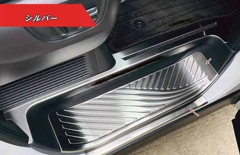 レクサス LM300h LM500h用 ステンレス ドアスカッフプレート 外側用 3色選択可 6個セット