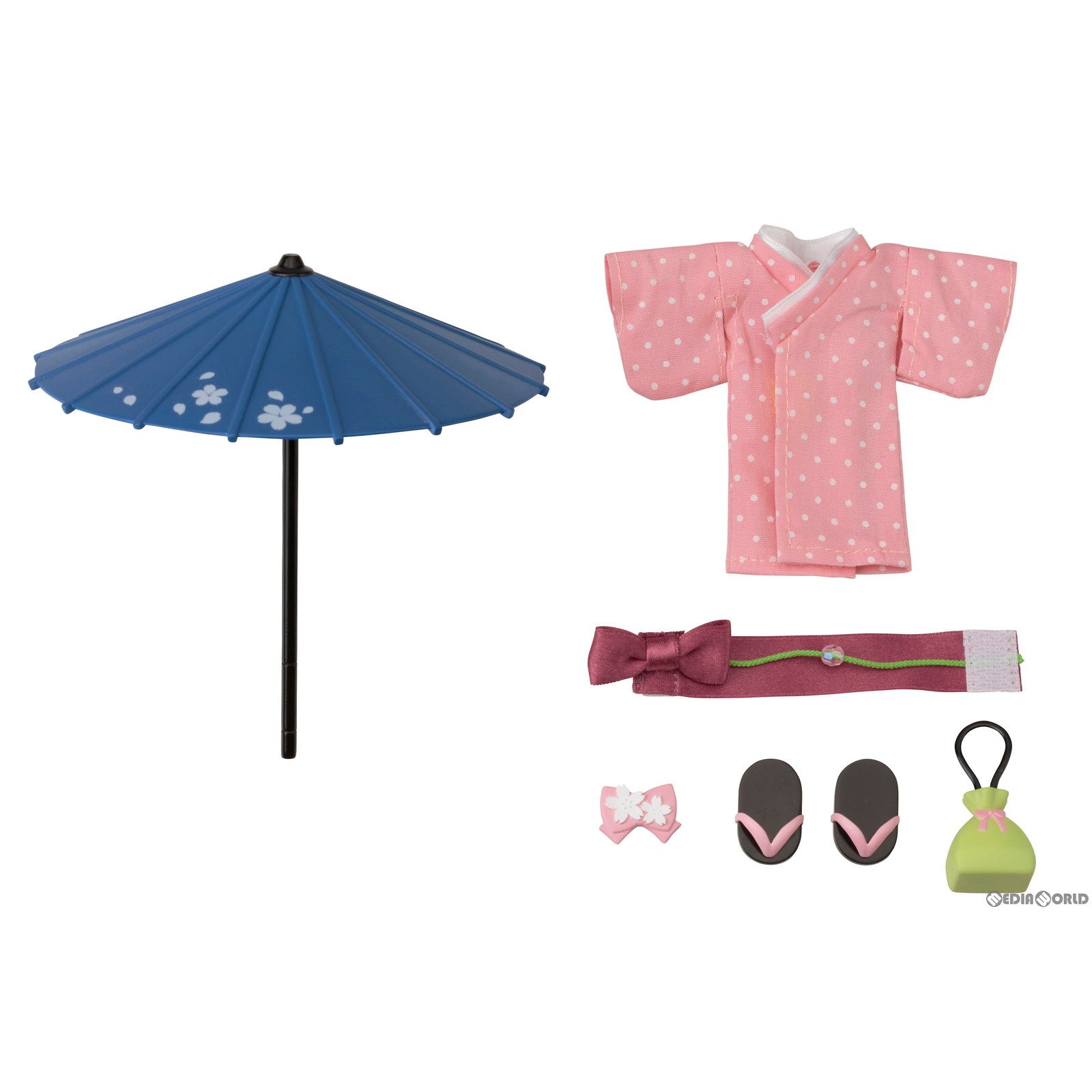 キューポッシュえくすとら はんなりせっと(桃) フィギュア用アクセサリ(ADE21) コトブキヤ 中古即納[FIG]キューポッシュえくすとら はんなりせっと(桃