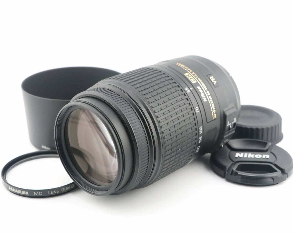 上品 ニコン NIKON AF-S DX NIKKOR 55-300mm F4.5-5.6G ED VR W1098＃3494