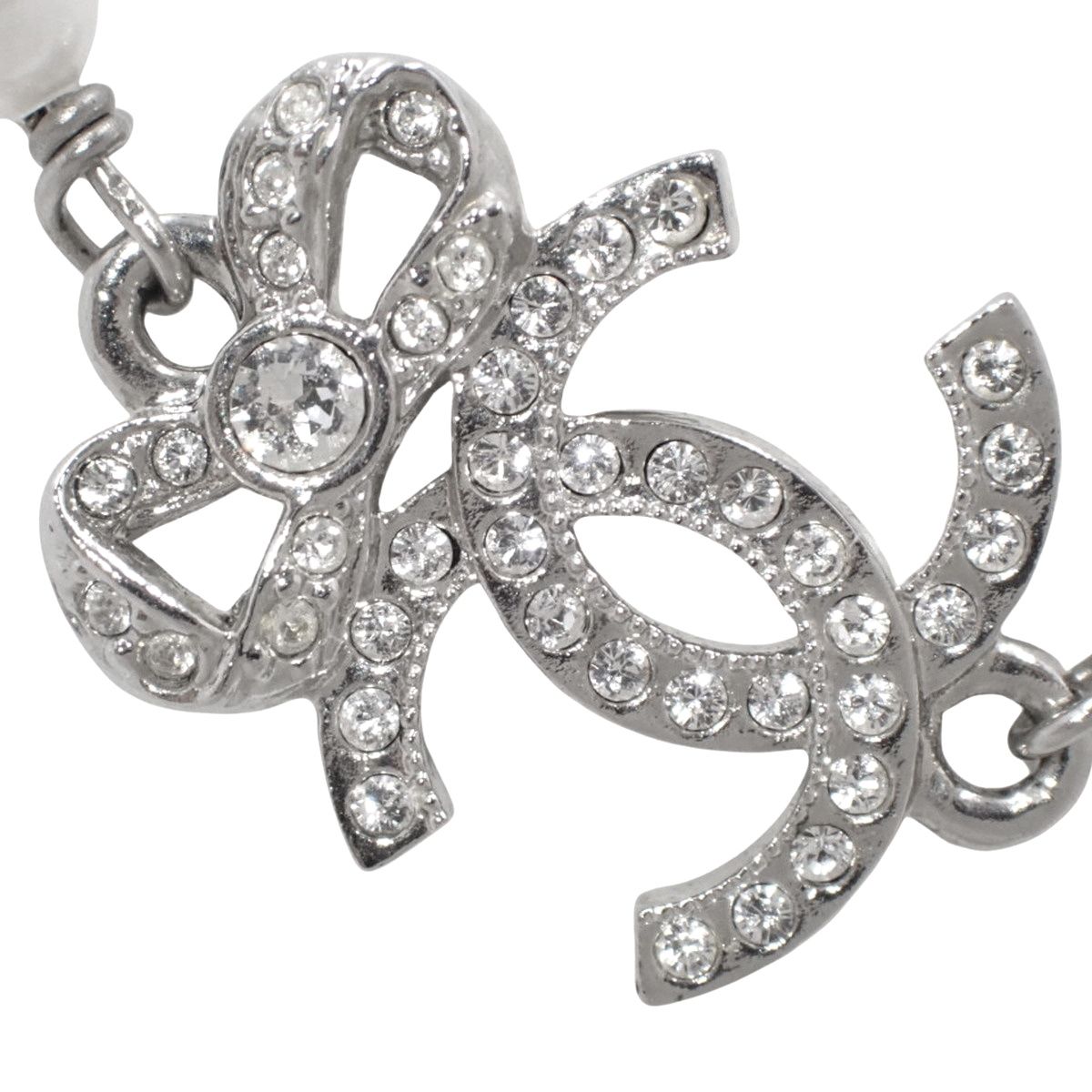 CHANEL リボンネックレス パール シャネル ネックレス アクセサリー CHANEL ココマーク パール