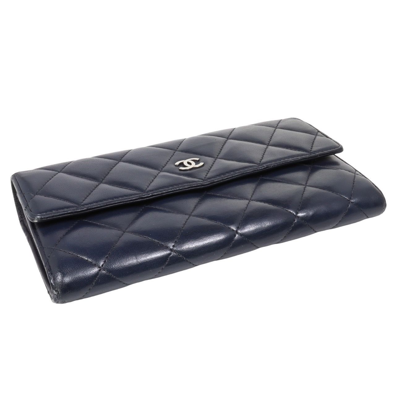 CHANEL シャネル マトラッセ フラップ ロングウォレット 長財布