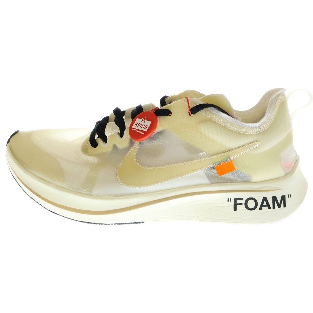 専用【Off-White】ナイキ×オフホワイト 30cm ズーム フライ OFF-WHITE × NIKE ZOOM FLY BLACKの新品/中古フリマ(通販)｜スニダン