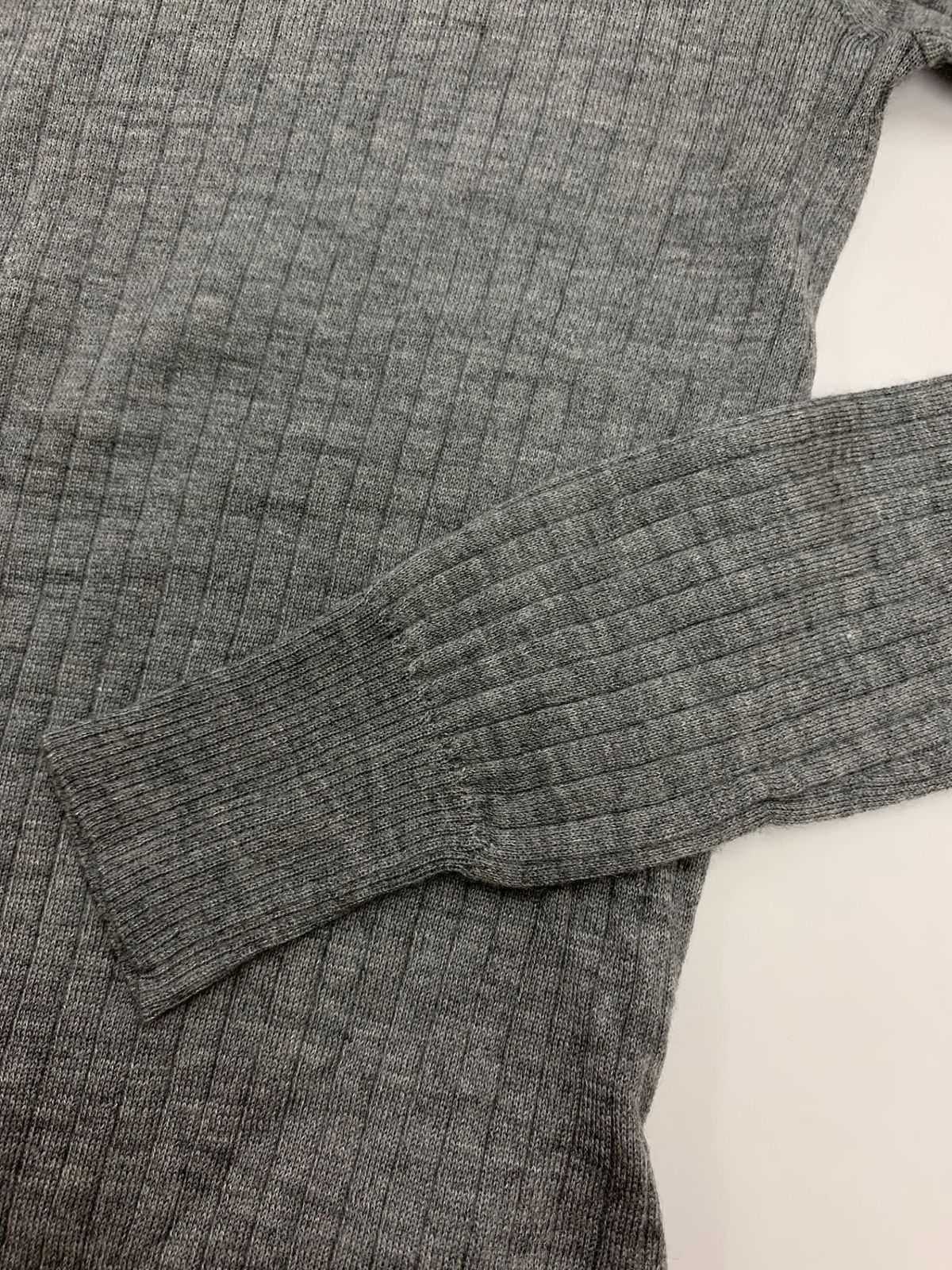 ドゥロワー 18Gカシミヤシルクリブ クルーネックニット 6513-106-0514 2 グレー ITK4WEP9ITNP ドゥロワー 18Gカシミヤシルクリブ クルーネックニット 6513-106