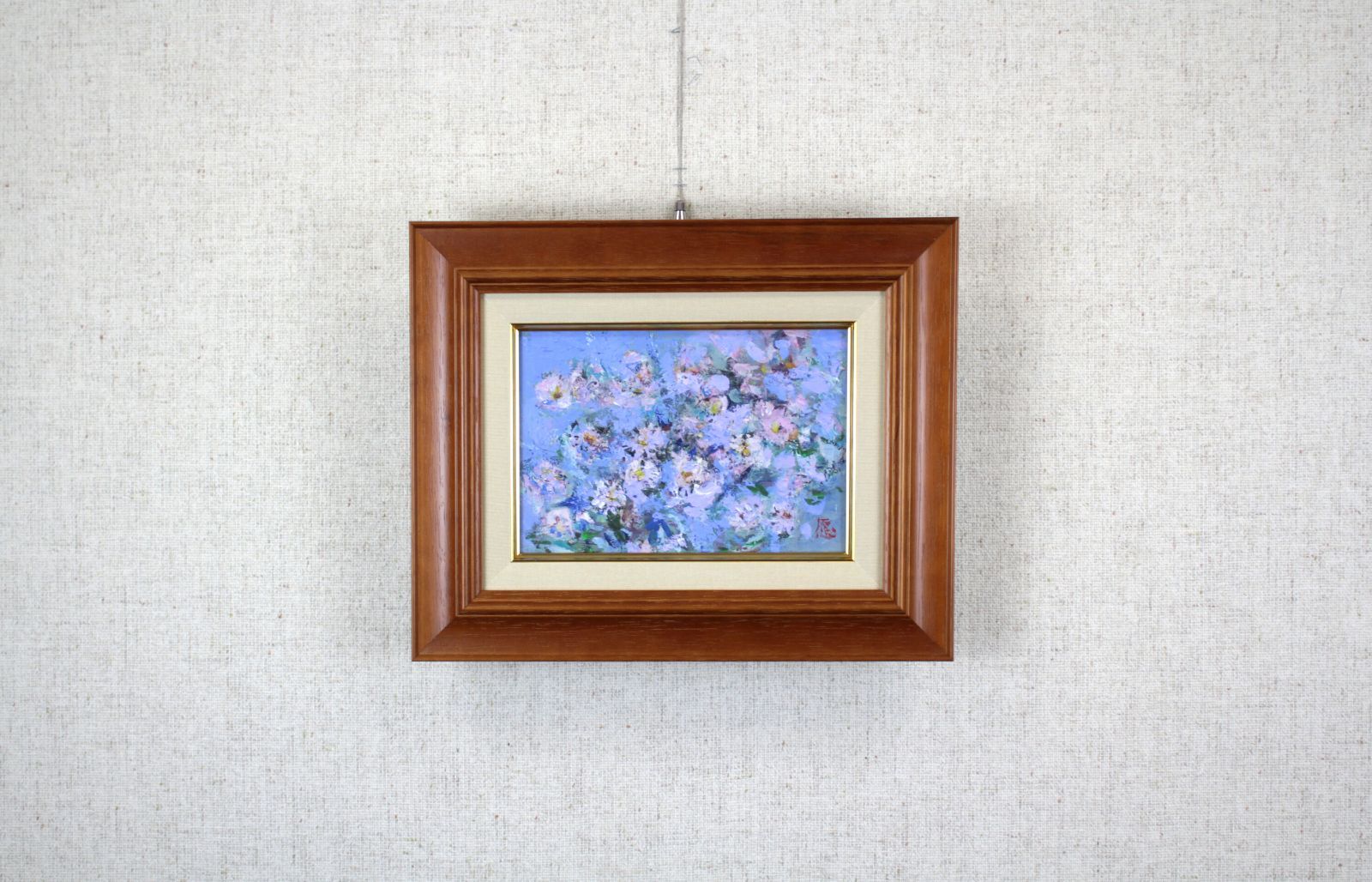 渡邉 愿『野菊』油彩画【真作保証】 絵画 渡邉 愿『野菊』油彩画【真作保証】 絵画 - メルカリ