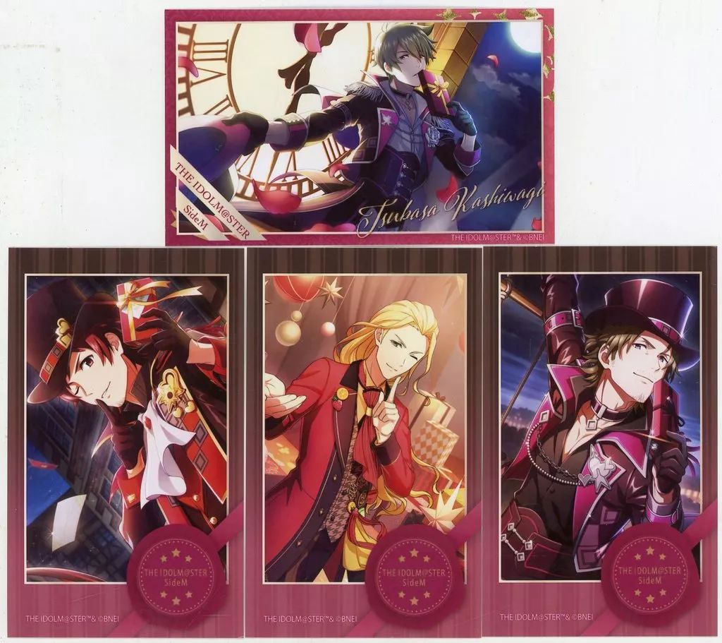 中古】キャラカード A ミニブロマイド4枚セット 「くじ引き堂