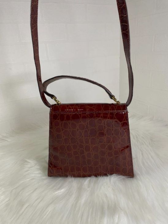 フェラガモ ヴァラリボン ミニ ハンドバック スウェード 茶色 8032h SALVATORE FERRAGAMO|フェラガモ ヴァラリボン ミニチェーン