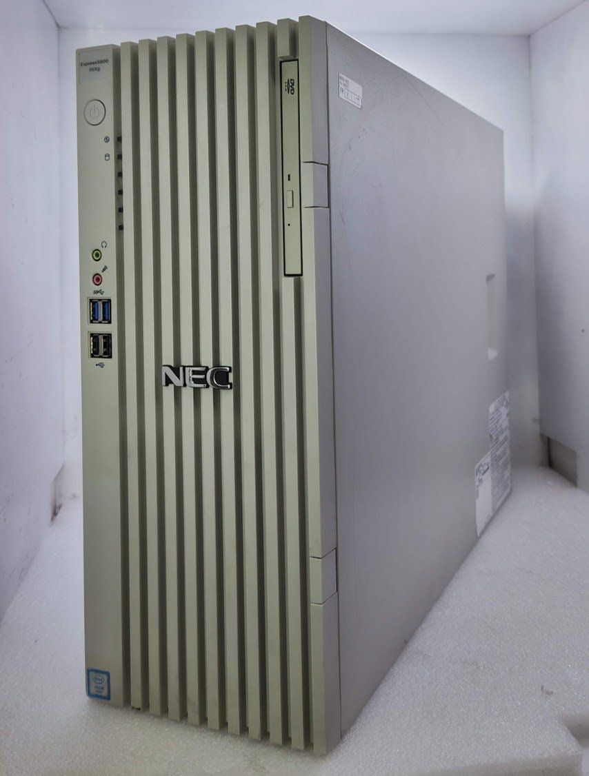 計24コア タワー型WS NEC Express5800|56Xg 12コア Xeon E5-2680 v3 2.5GHz*2|128GB|SSD 400GB 2TB|Quadro M5000|DVD|Windows10 Pro