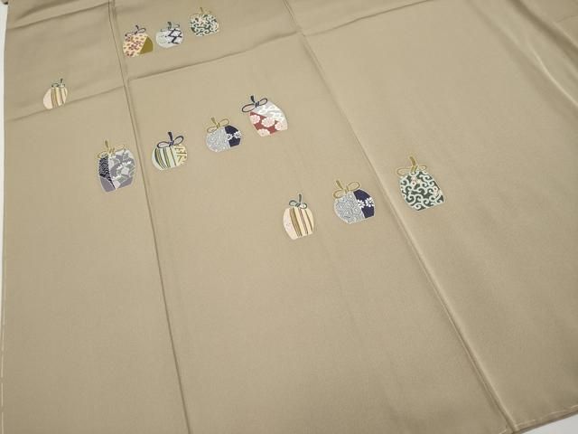 平和屋着物□極上 本加賀友禅作家 金丸修一 訪問着 仕覆花文 伊と幸 空