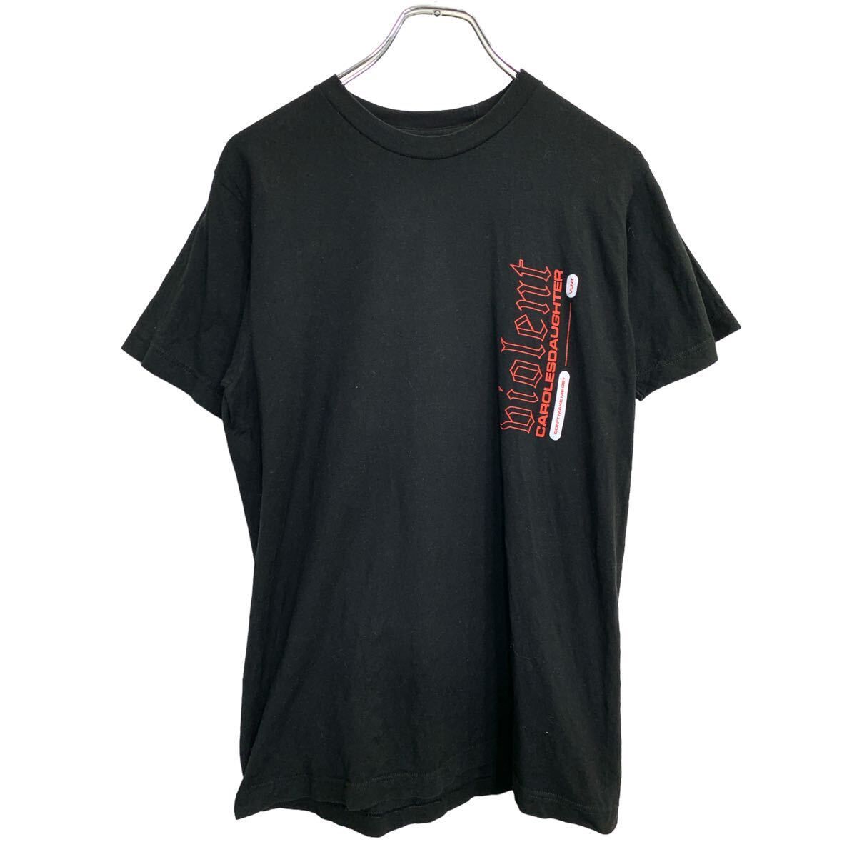 半袖 プリント Tシャツ Mサイズくらい ブラック 古着卸 アメリカ仕入 t2408-3067