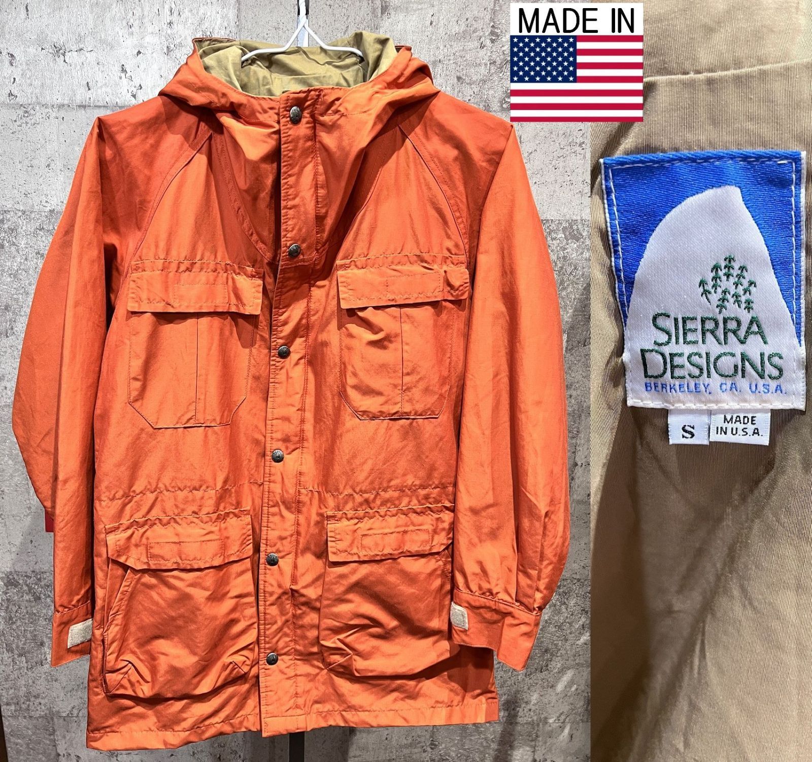 SIERRA DESIGNS マウンテンパーカー 8本木タグ SIERRA DESIGNS / シェラデザイン 80s 8本木タグ 60/40クロス