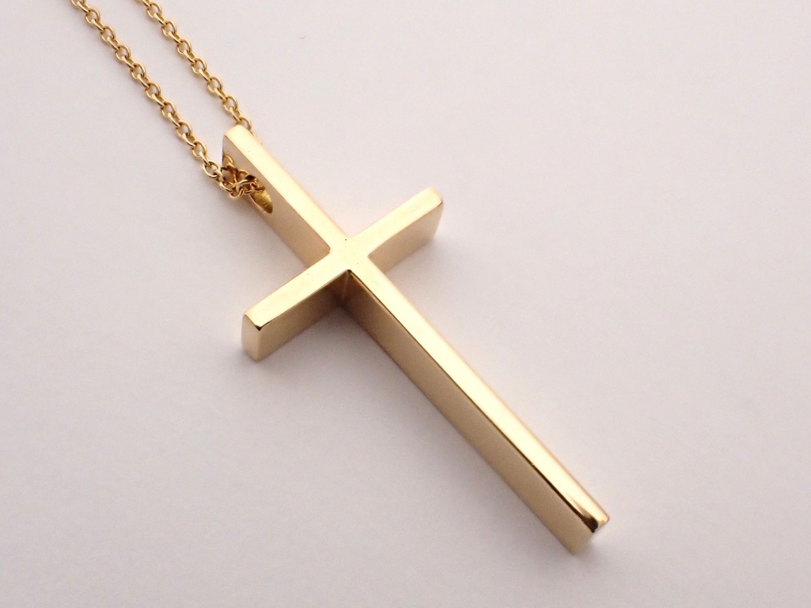 TIFFANY&Co.(ティファニー) K18 イエローゴールド メトロクロス