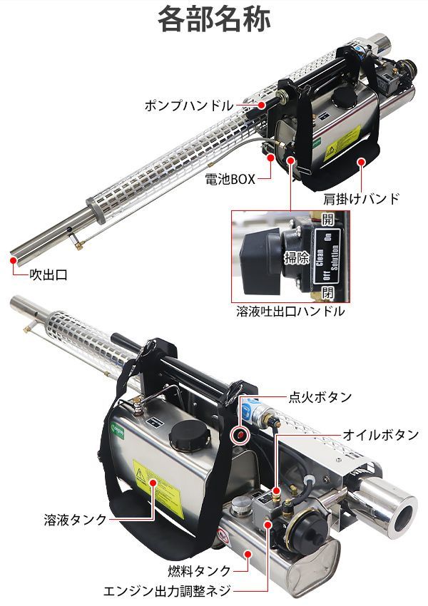 小型煙霧機 インセクトフォガー IF-982 業務用 殺虫剤の油剤の