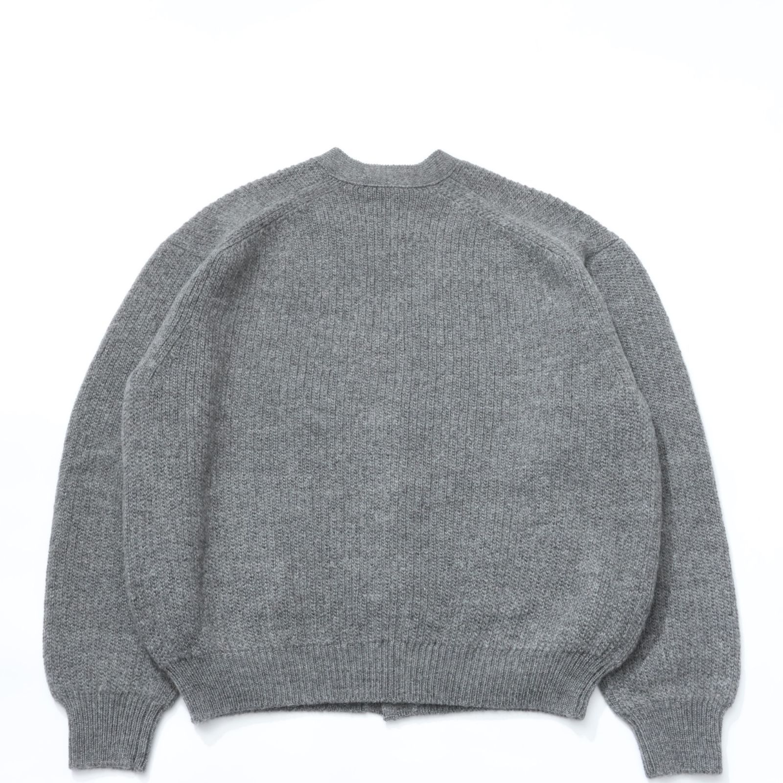 crepuscule クレプスキュール L-G Cardigan エルジー カーディガン GRAY ニット ウール ローゲージ 新品