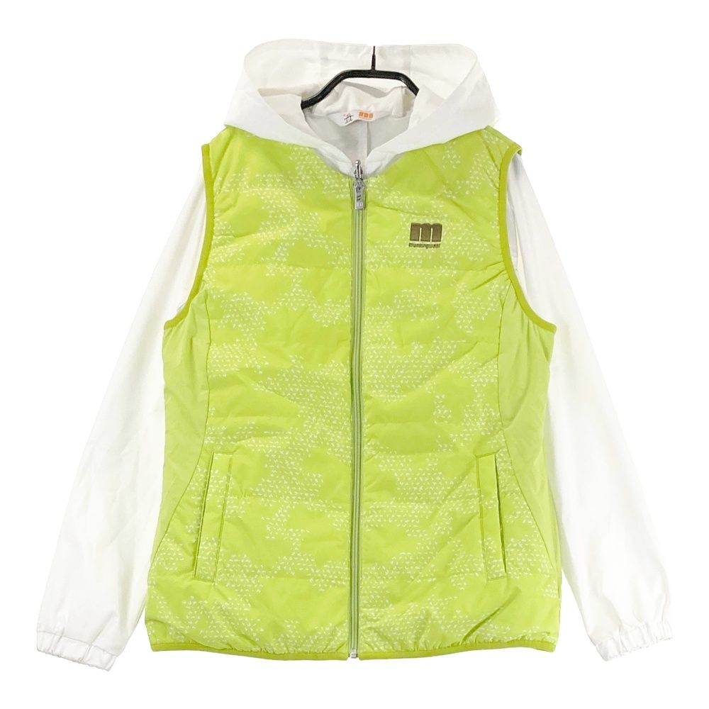 サイズ：M MUNSING WEAR マンシングウェア 3WAY 中綿ベスト 総柄