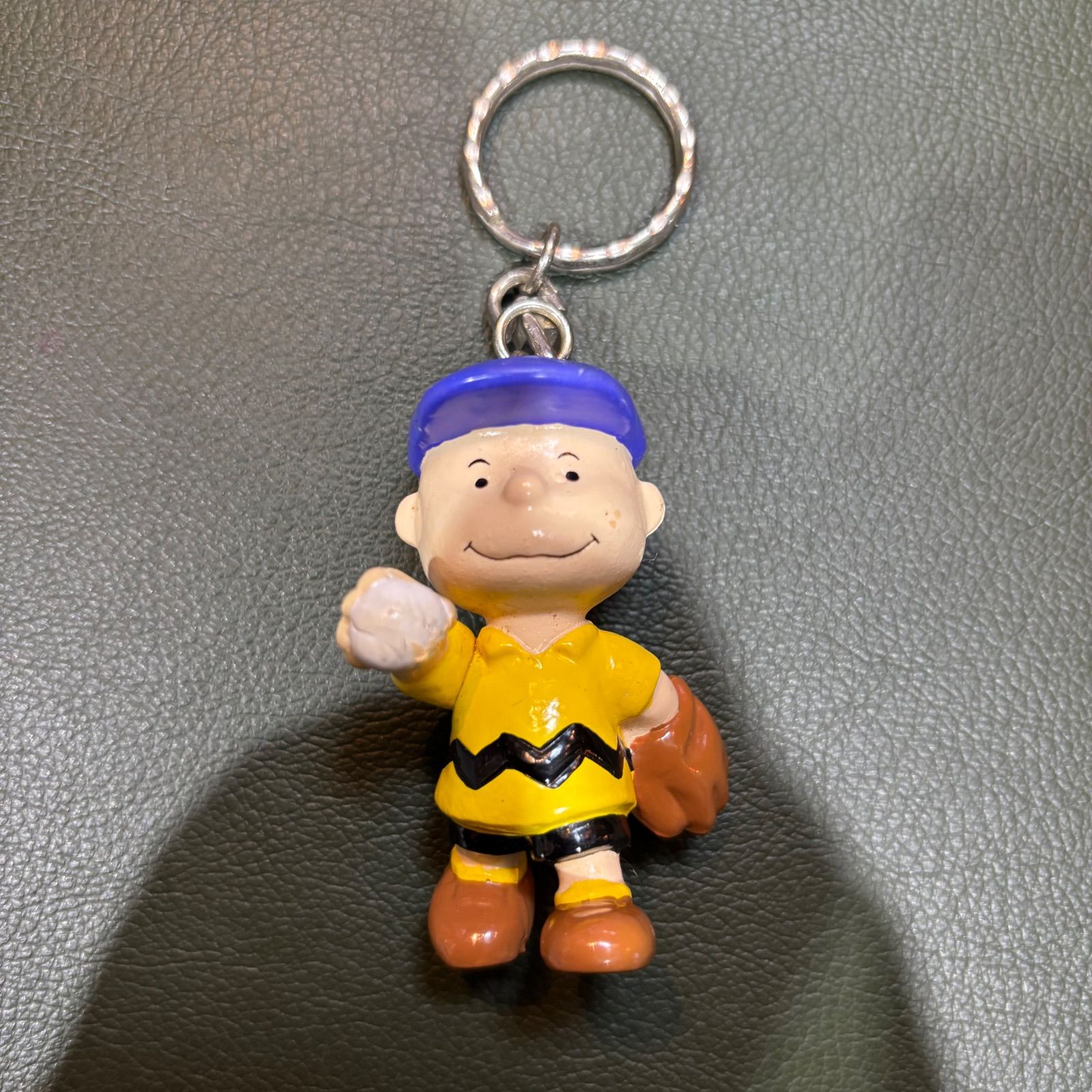 スヌーピー チャーリーブラウン 野球 キーホルダー PEANUTS