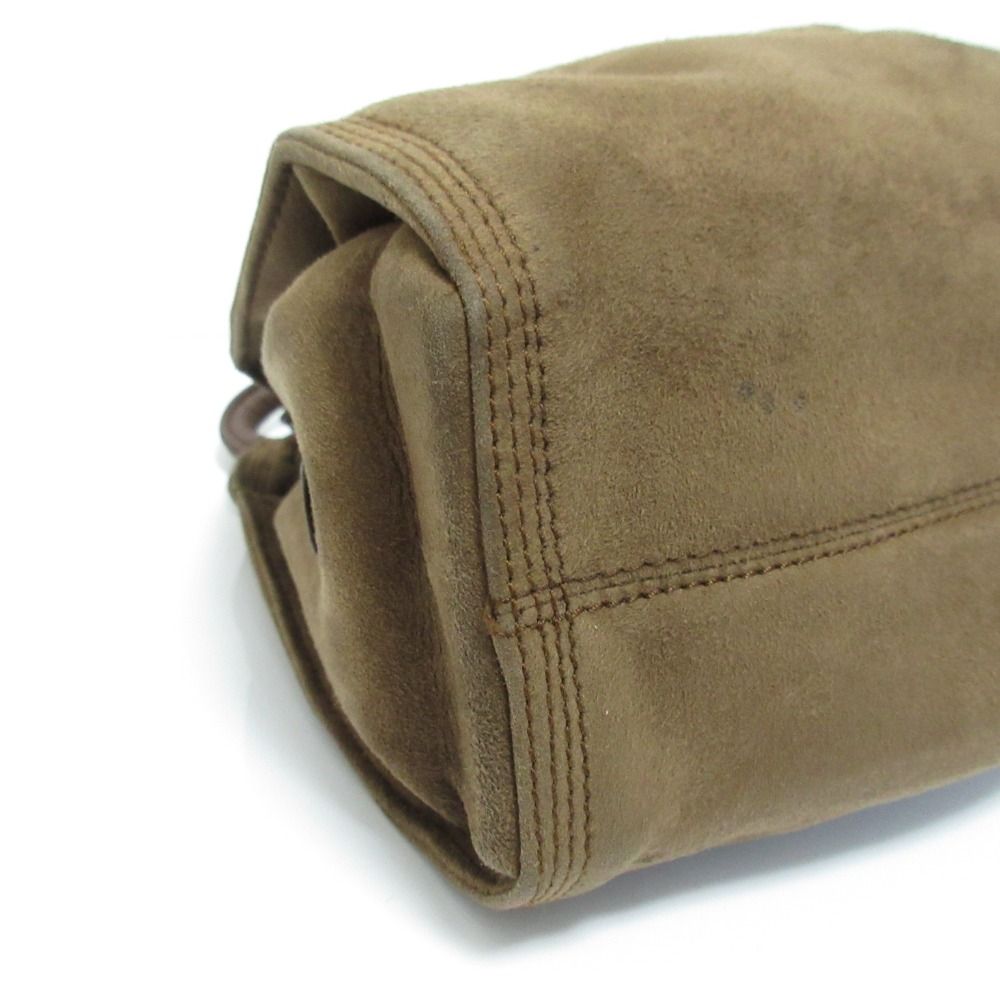 良品 ロエベ アナグラム スエード ショルダーバッグ バッグ ビンテージ アナグラムスエードショルダーバッグ ベージュ×ブラウン ヴィンテージ