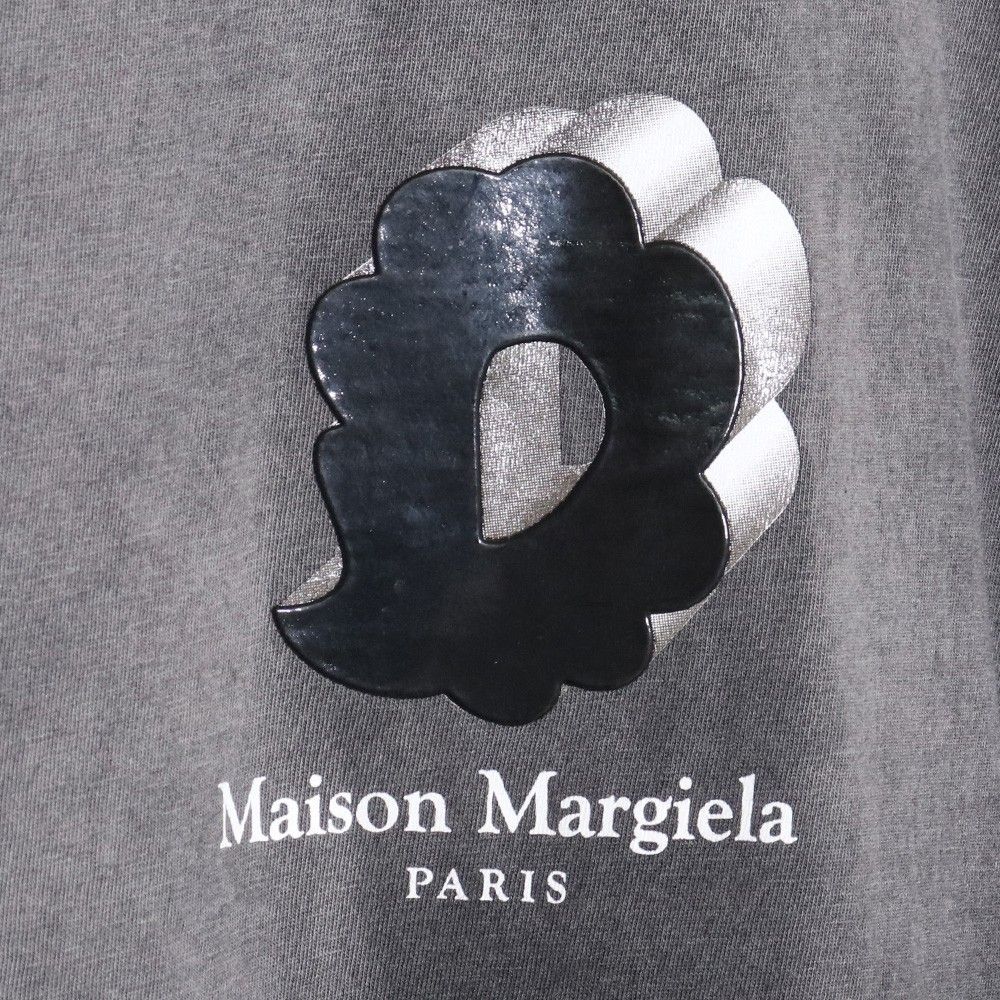 Maison Margiela オーバーサイズ ウォッシュド バブル ロゴT MAISON MARGIELA 22SS オーバーサイズウォッシュドバブルロゴT