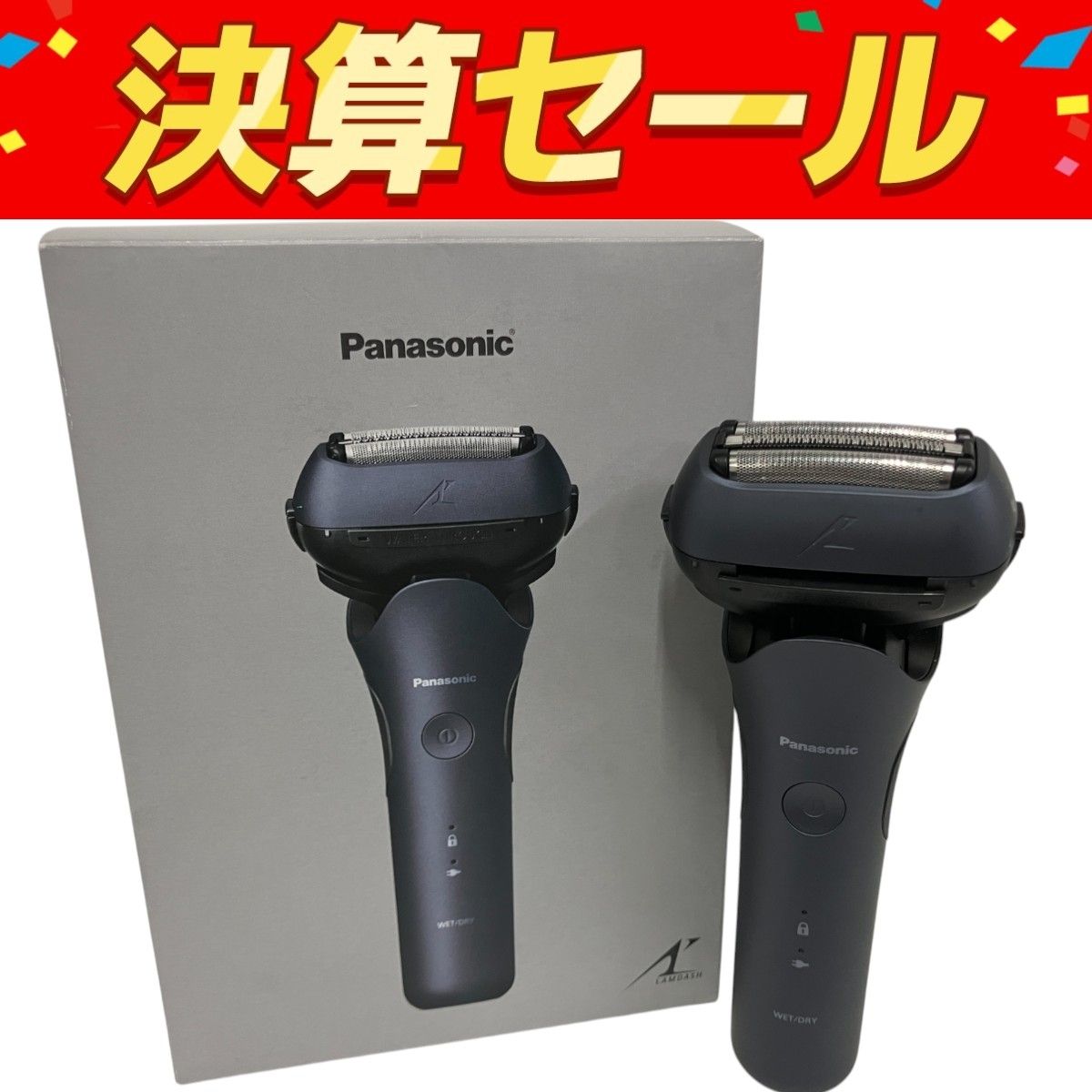 Panasonic 電動シェーバー LAMDASH ES-L360W-A パナソニック 家電 良好 B10130442