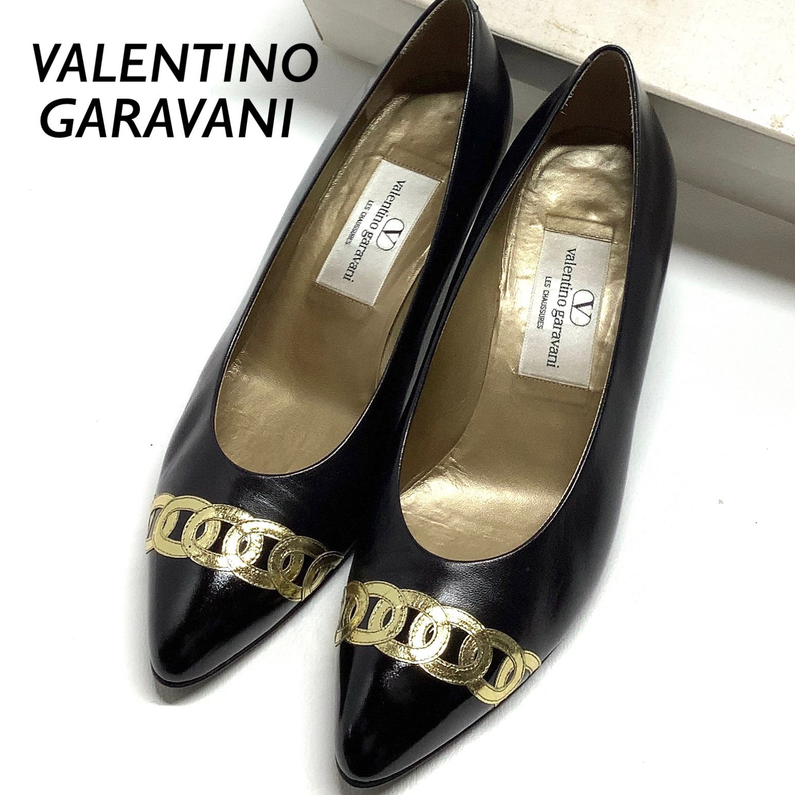 美品 Valentino garavani ヴァレンティノ パンプス 23cm - メルカリ