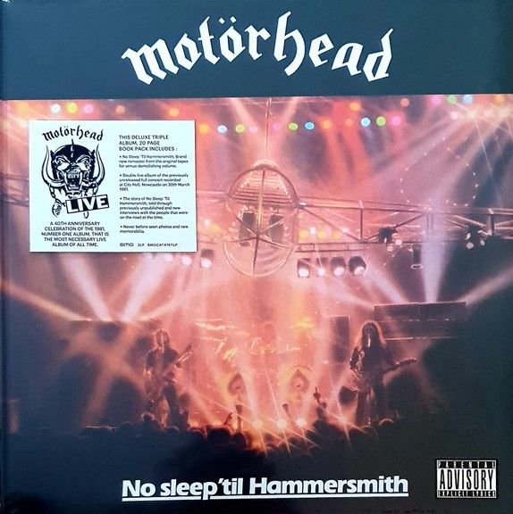 欧2LP Motorhead No Sleep Til Hammersmith BMGCAT476TLP |00520