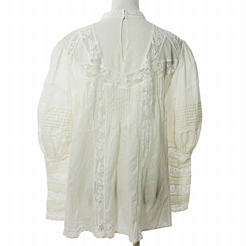 ジルスチュアート JILL STUART 23SS レースピンタックブラウス