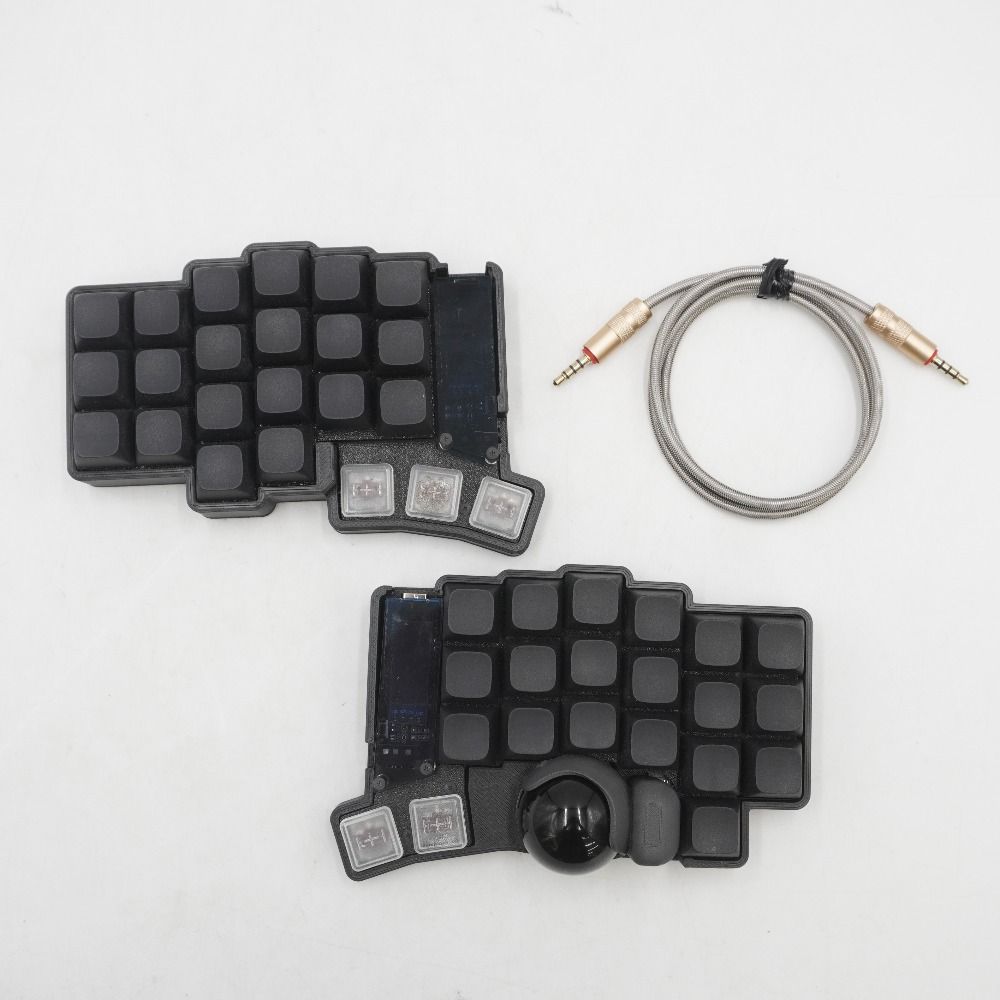 Keyball44　分割キーボード Keyball44 黒／白 | Shirogane Lab