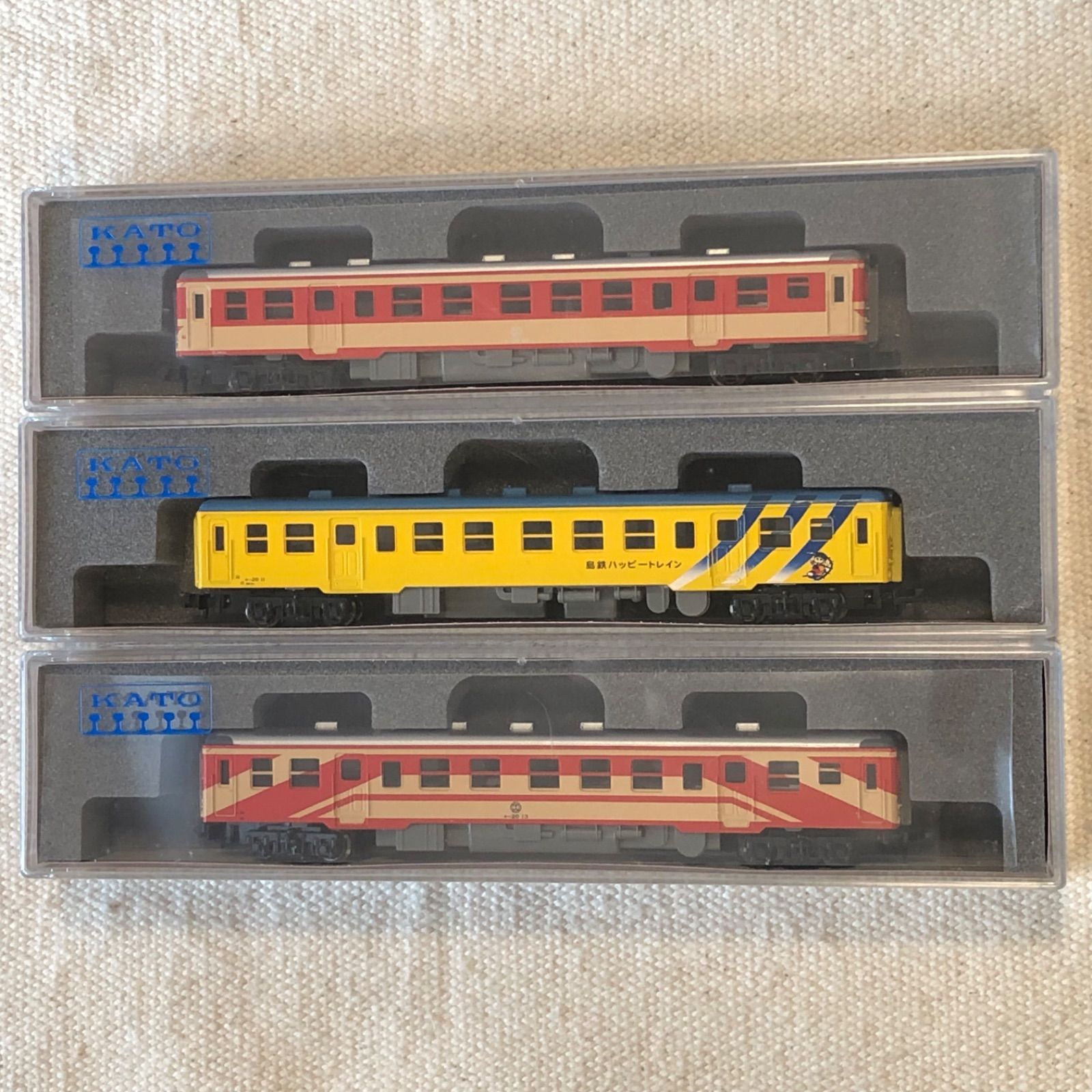 島原鉄道 キハ20形タイプ 3両セット ラウンドハウス KATO Nゲージ 島鉄