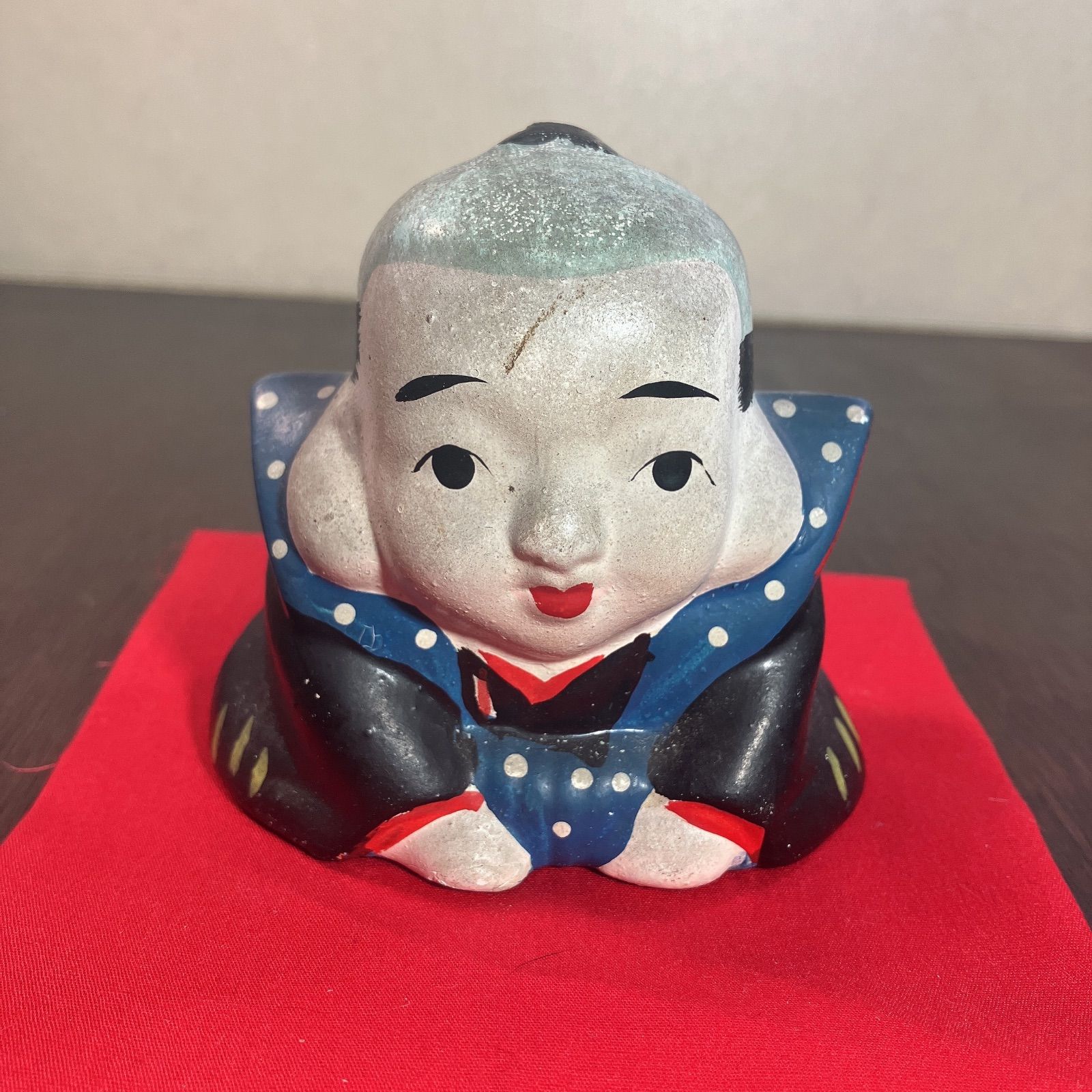 福助 置物 貯金箱 縁起物 骨董品 アンティーク レトロ よーい