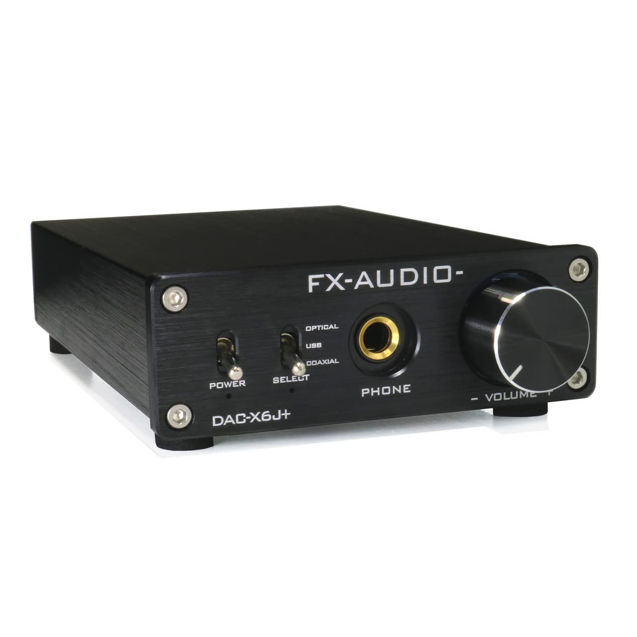 商品 光 オプティカル 同軸 ハイレゾDAC デジタル DAC-X6J ブラック 高性能ヘッドフォンアンプ搭載 USB 最大24bit FX-AUDIO- 192kHz