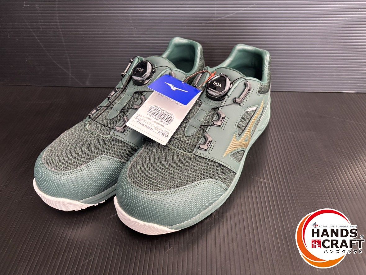 ♭ 保管♥品 ミズノ MIZUNO オールマイティLSⅡ52LBOA 安全靴 27.5センチ