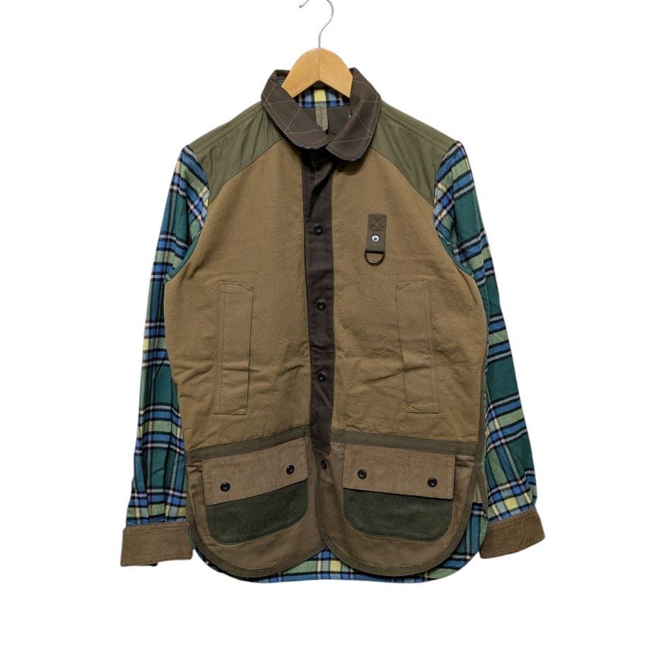 ♥品 JUNYA WATANABE MAN COMME des GARCONS ジュンヤワタナベ コムデギャルソン 再構築 リバーシブルシャツ WN-B048 サイズ S