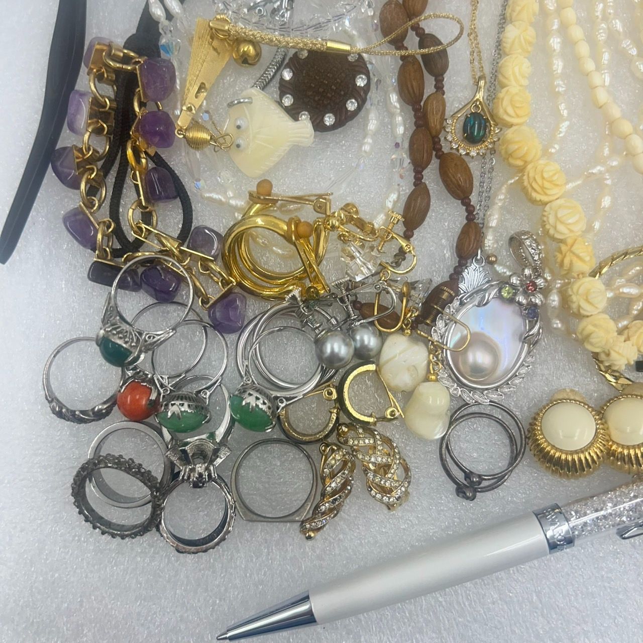 色石・ブランド多め】遺品整理 生前整理 アクセサリー 時計