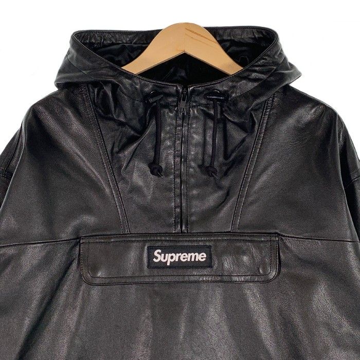 SUPREME シュプリーム 18AW Leather Anorak Jacket レザーアノラック