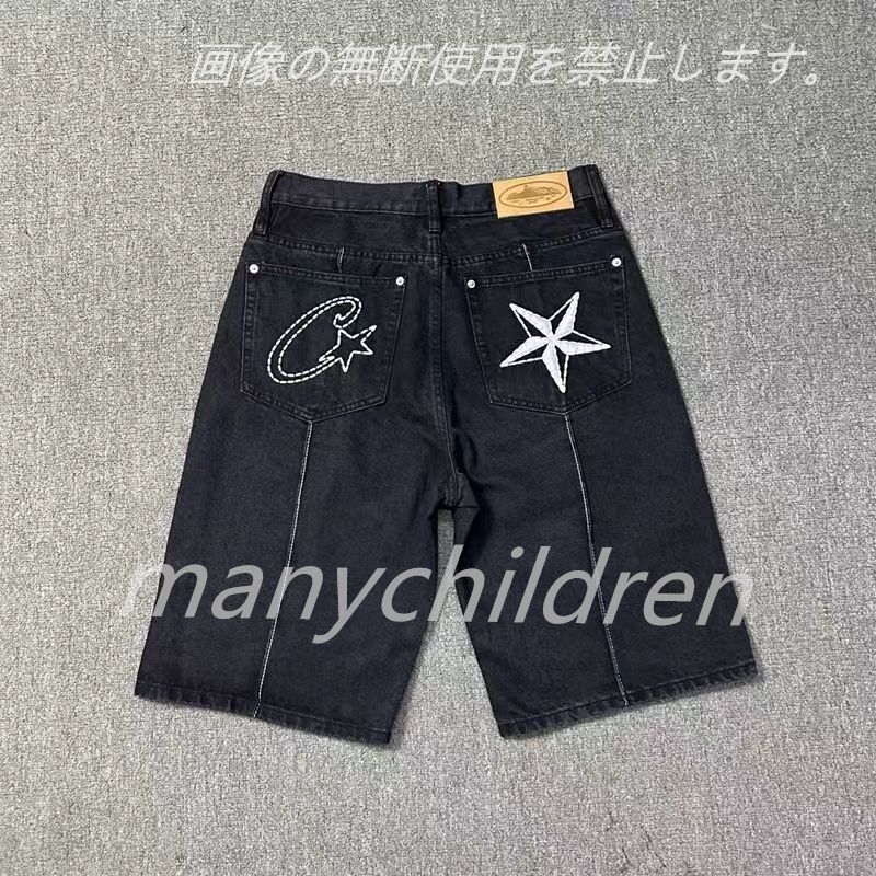 新品 Corteiz C-Star Denim Jorts ジーンズ ショーツ ブラック - メルカリ