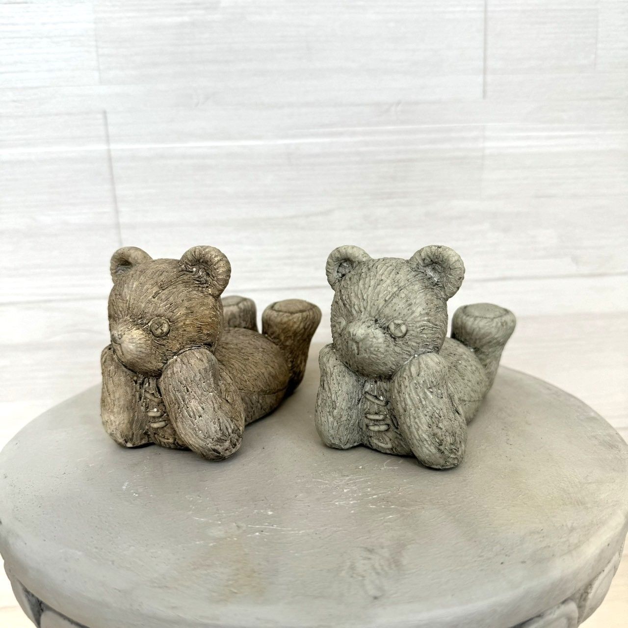 2個セット』寝ころび クマさん オブジェ オーナメント