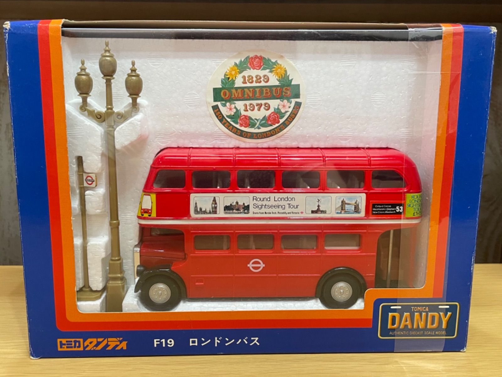 トミカ 1/43 ダンディ 外国車シリーズ F19 ロンドンバス(N