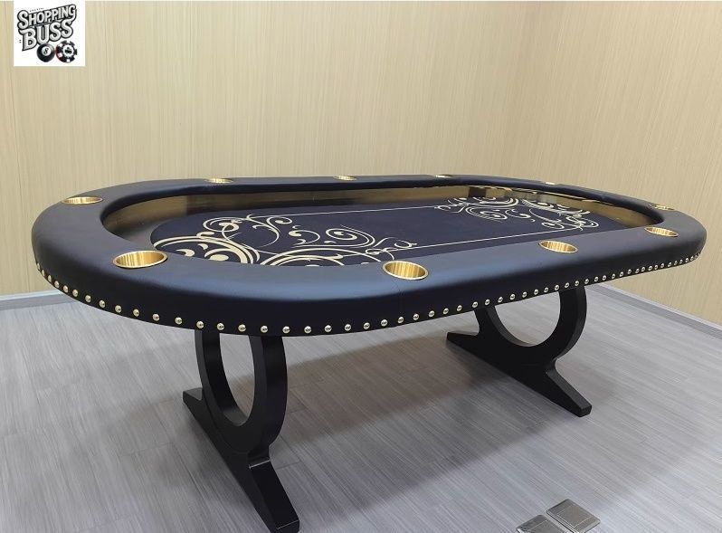 新店オープン 5%OFF 2in1 ポーカーテーブル 楕円形 ホールデムサイコロ カジノ テキサスホールデム テーブルカバー付き 240*120
