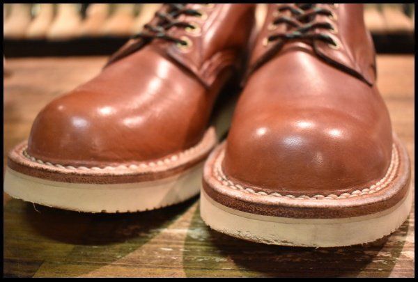 7.5E 美品】HATHORN ハソーン オックスフォード 赤茶 ブラウン