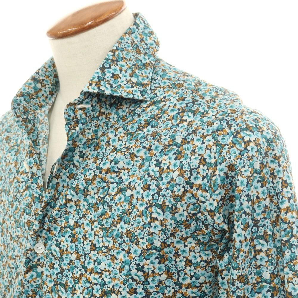 新品】バルバ BARBA CULTO コットン ボタニカル ワイドカラー  