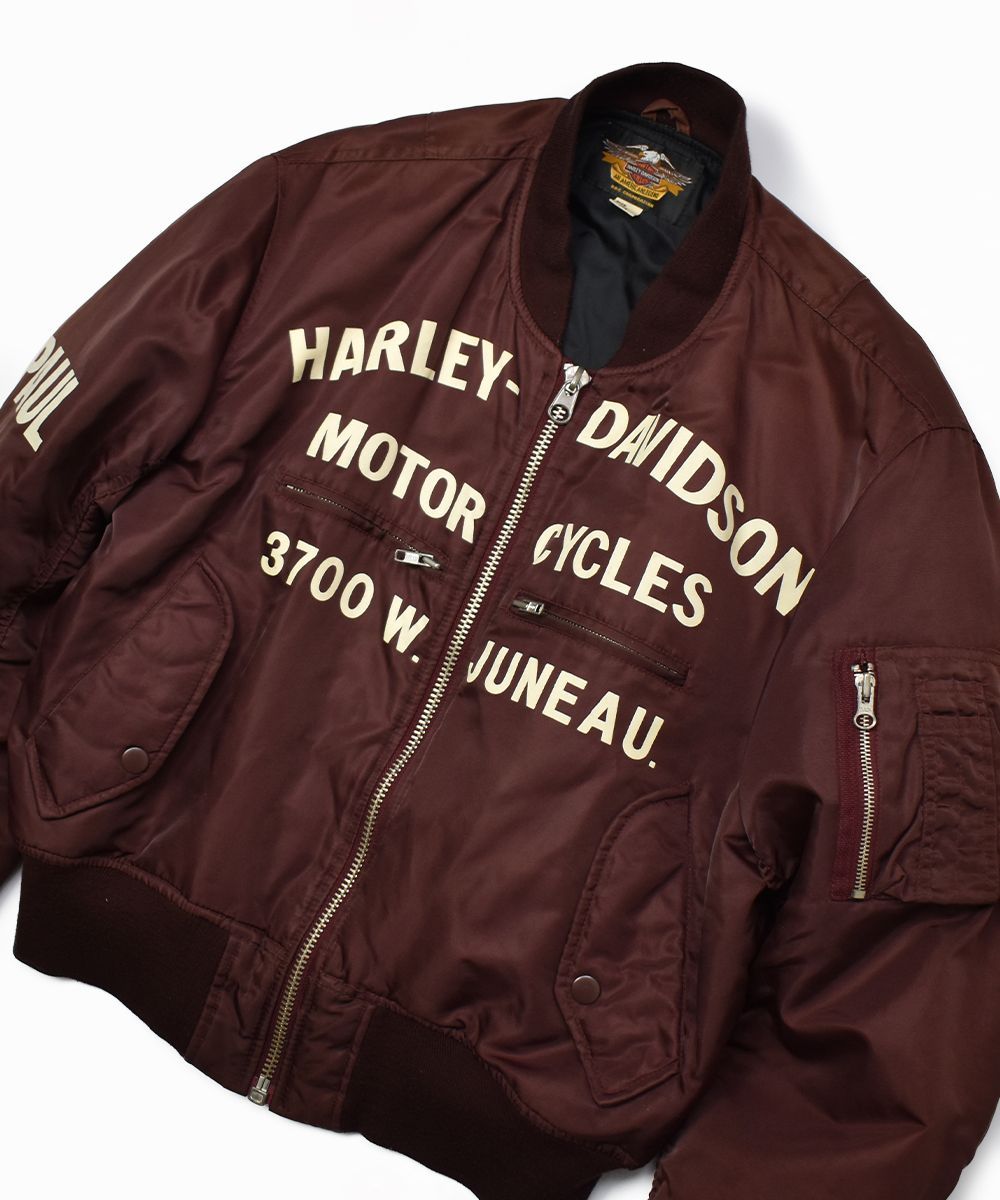 購入させていただきますHarley Davidson純正 MA-1タイプブルゾン