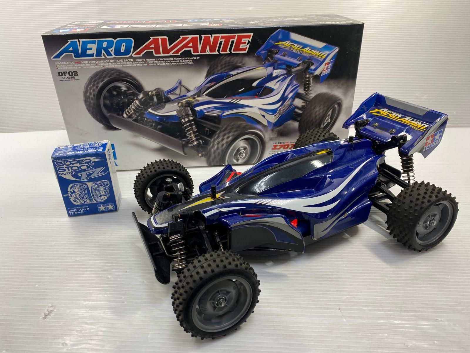 中古品】タミヤ DF-02 エアロアバンテ コントローラー付き ○YR