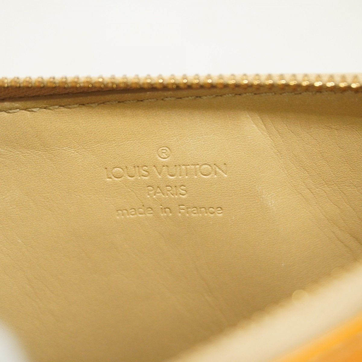 5id4550】ルイヴィトン ポーチ ヴェルニ レキシントン M91010 ベージュ  