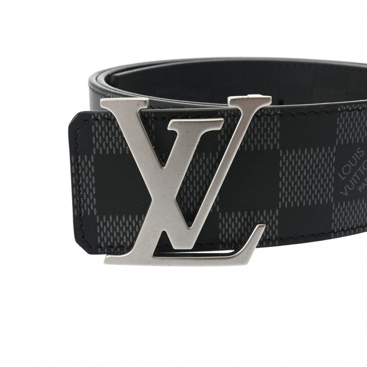 ルイヴィトン ダミエアンフィニ サンチュール イニシャル リバーシブル