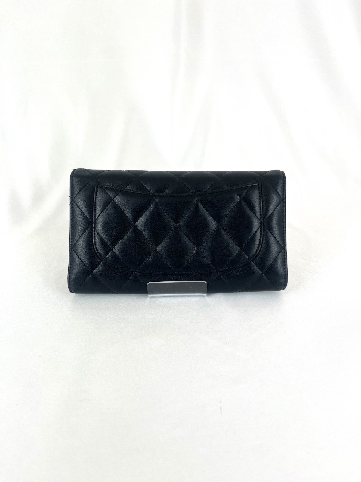 CHANEL マトラッセ 長財布 A31506 1100万番台 ラムスキン ブラック 