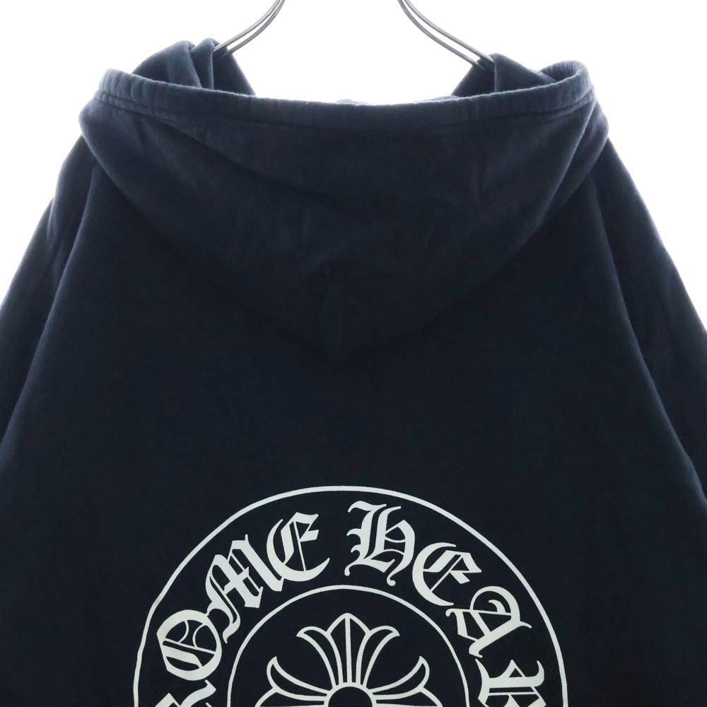 CHROME HEARTS バックホースシュープリントパーカー CHROME HEARTS(クロムハーツ) サイズ:S STENCIL HOODIE 袖ステンシル