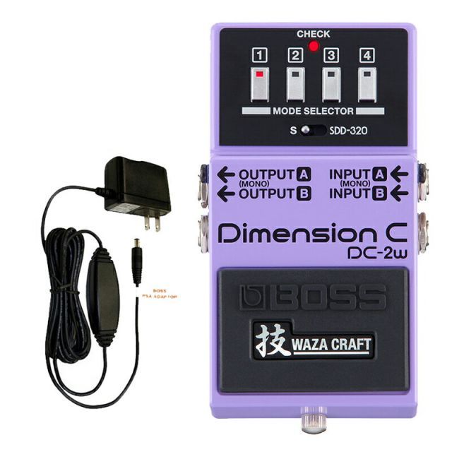 BOSS ボス DC-2W Dimension C 技 WAZA CRAFT 純正ACアダプター PSA100S2 セット