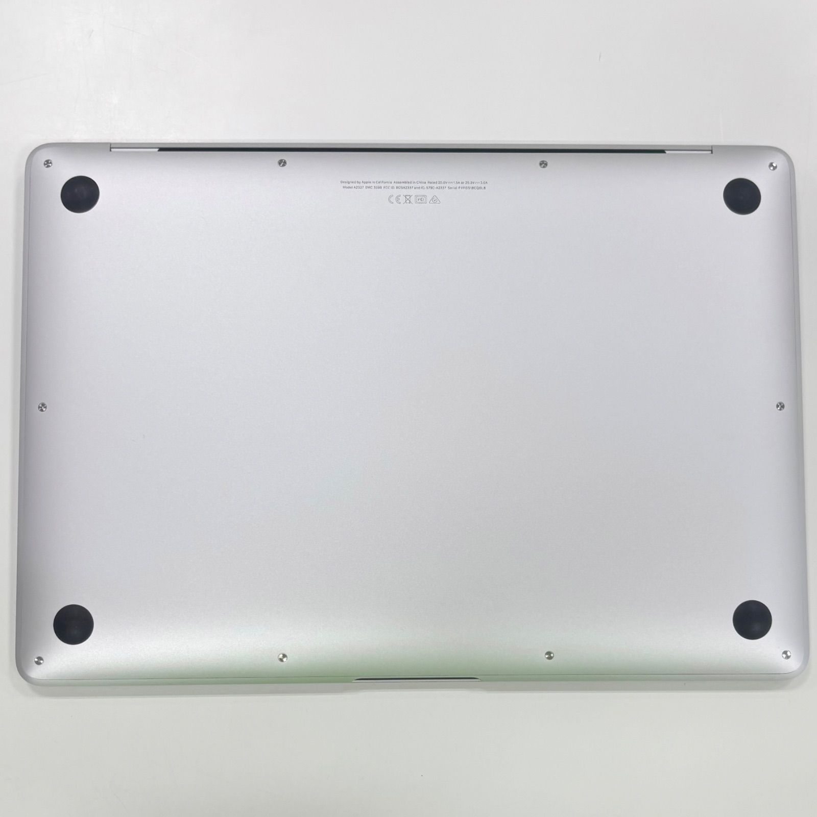 極美品】MacBook Air M1 2020 8GB 512GB シルバー 21147 - メルカリ