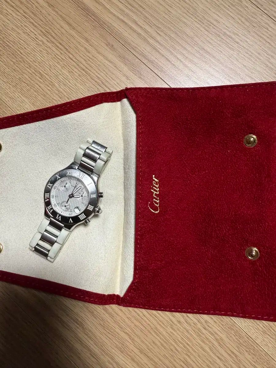 カルティエ マスト 21 クロノスカフ 時計