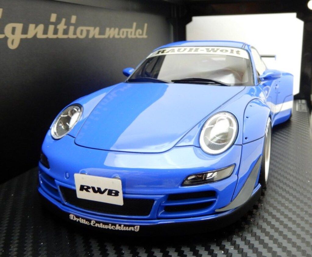 ignition model 1 18 RWB 997 Blue